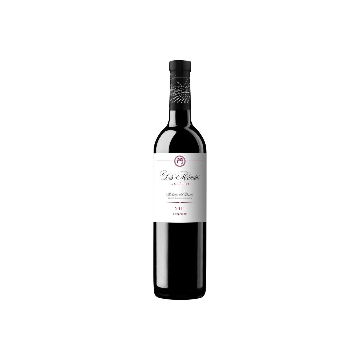 Bodega y Vinedos Milenico 2014 Ribera Del Duero Dos Mundos - 85 points Penin 2017 Guide Madrid