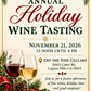 HOLIDAY WINE TASTING!!
