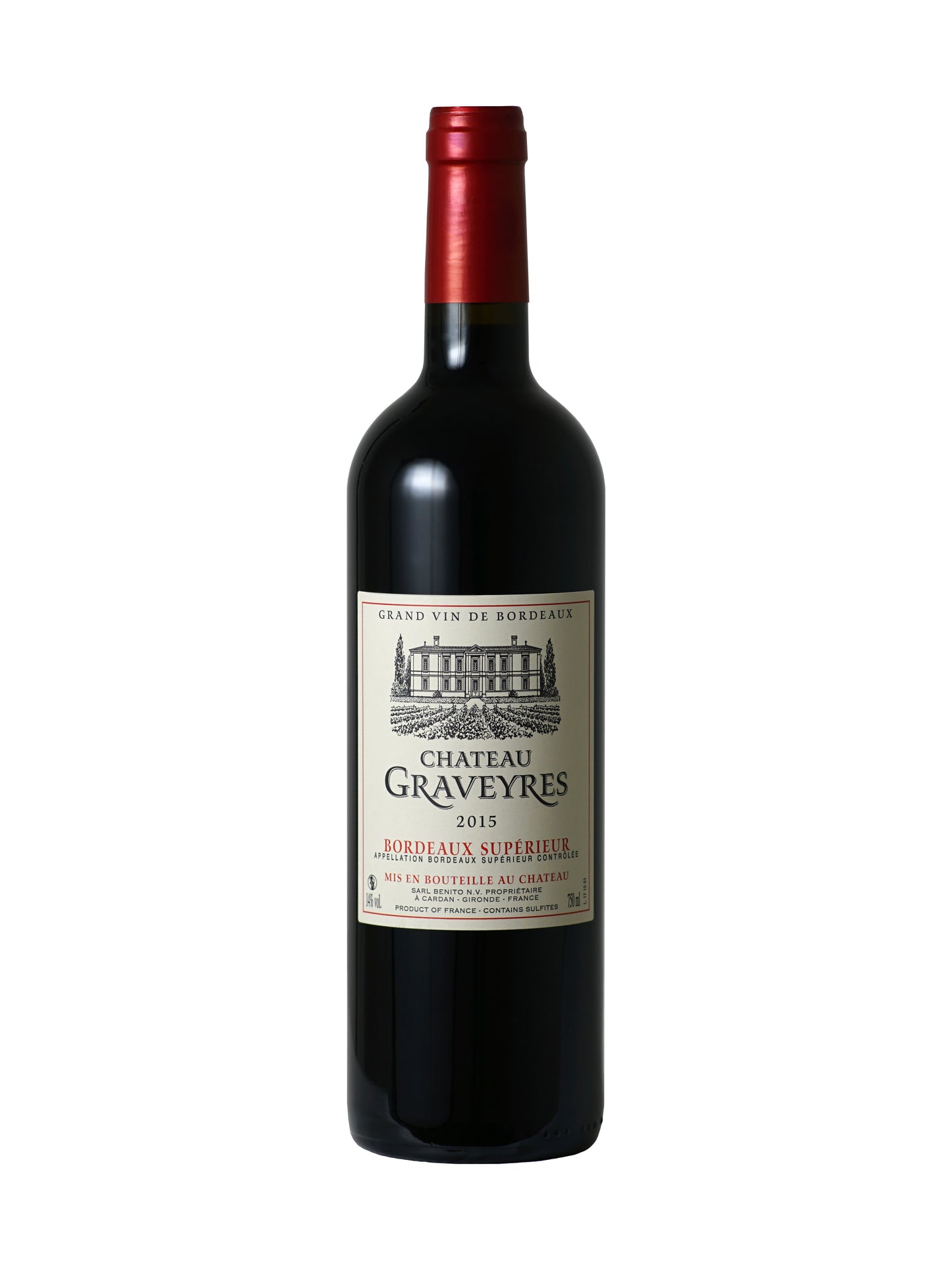 Vignobles Benito Chateau Graveyres Bordeaux Superieur